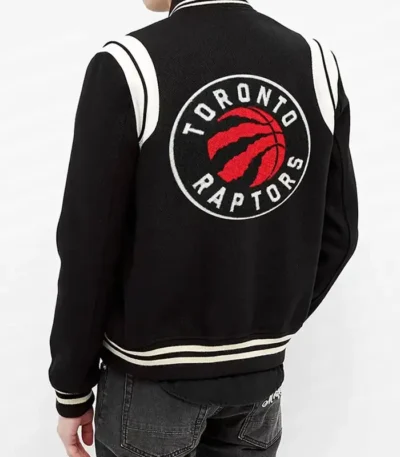 Toronto Raptors Black Teddy Wool Jacket