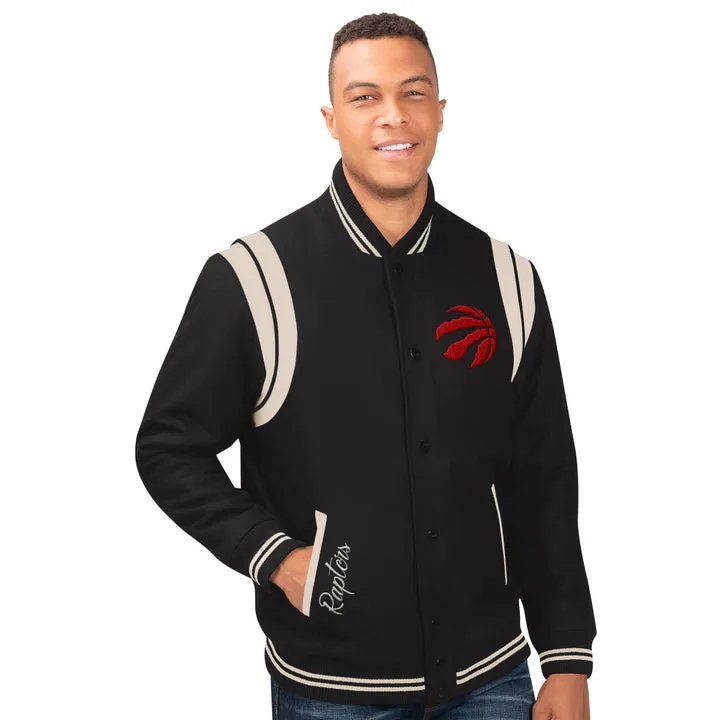 Toronto Raptors Black Teddy Wool Jacket Toronto Raptors Black Teddy Wool Jacket