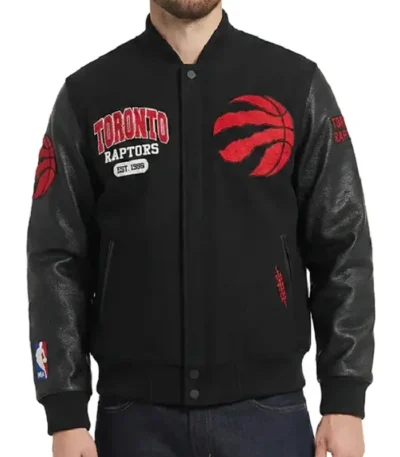 Toronto Raptors City Arch Varsity Jacket