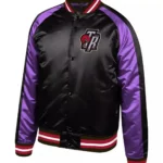 Toronto Raptors Hardwood Purple and Black Full-Snap Jacket