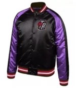 Toronto Raptors Hardwood Purple and Black Full-Snap Jacket