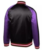 Toronto Raptors Hardwood Purple and Black Full-Snap Jacket