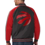 Toronto Raptors Red and Black Striped Jacket