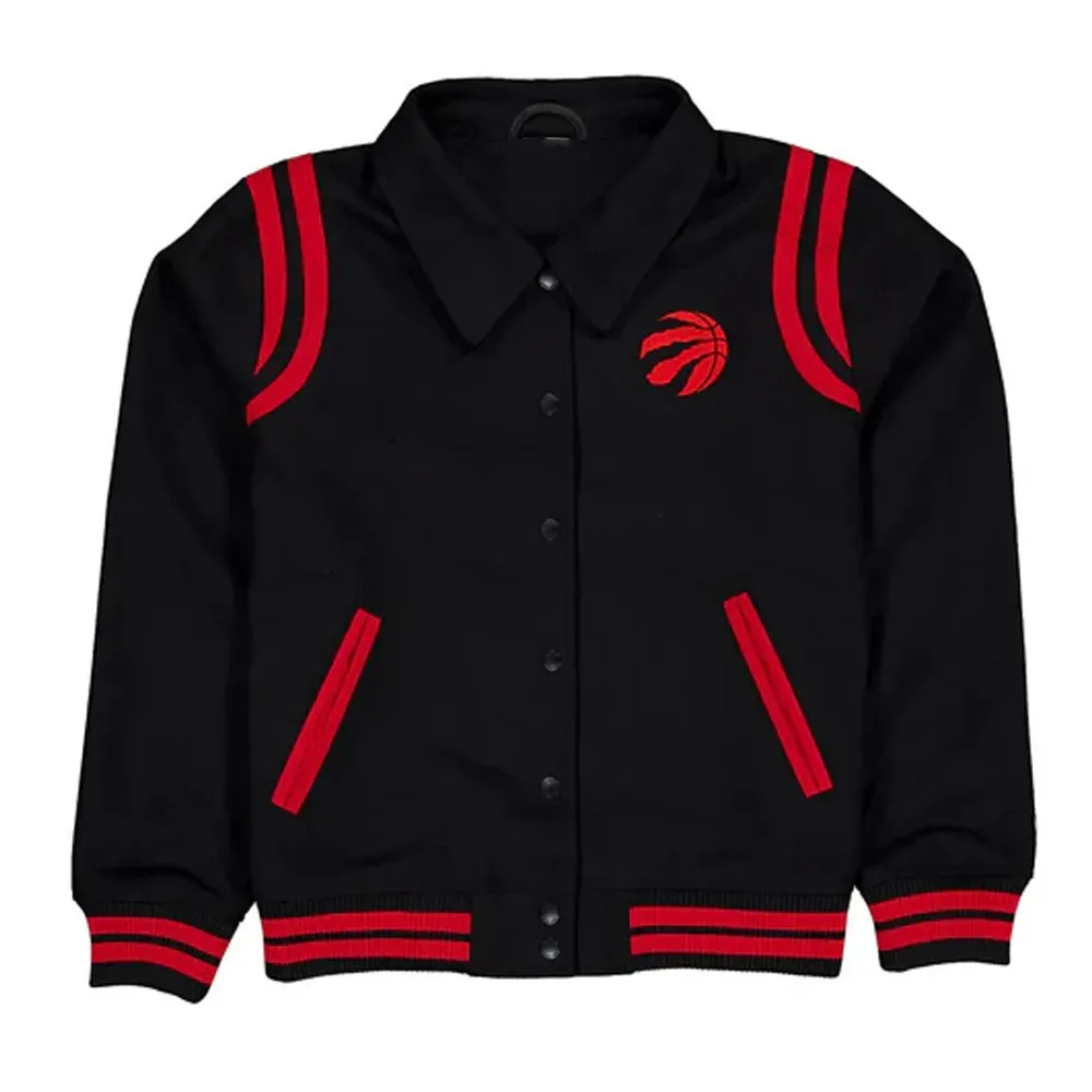 Toronto Raptors Sport Night Teddy Varsity Jacket Toronto Raptors Sport Night Teddy Varsity Jacket