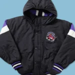 Toronto Raptors Starter Hooded Bomber Jacket