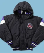 Toronto Raptors Starter Hooded Bomber Jacket