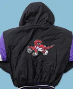 Toronto Raptors Starter Hooded Bomber Jacket