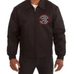 Toronto Raptors Workwear Cotton Black Jacket