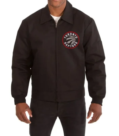 Toronto Raptors Workwear Cotton Black Jacket