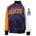 Tricolor Remix Phoenix Suns Purple-Orange-White Jacket