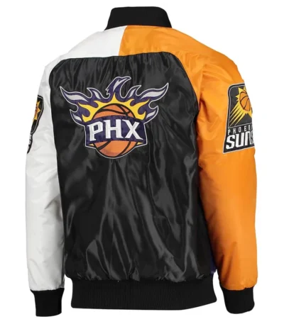 Tricolor Remix Phoenix Suns Purple-Orange-White Jacket