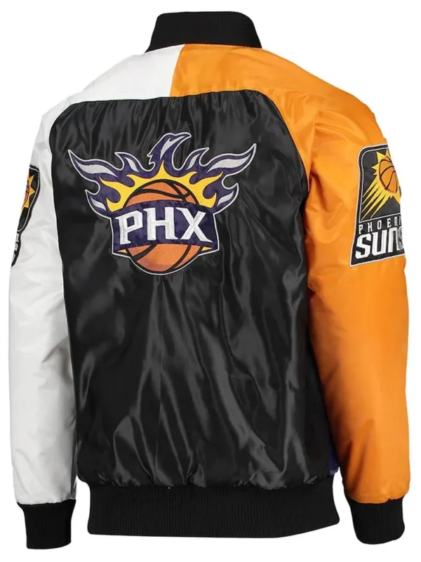 Tricolor Remix Phoenix Suns Purple-Orange-White Jacket