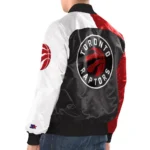 Tricolor Remix Toronto Raptors Satin Jacket