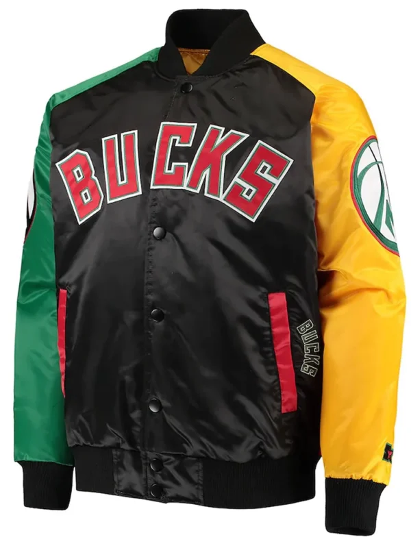 Ty Mopkins Milwaukee Bucks Satin Jacket
