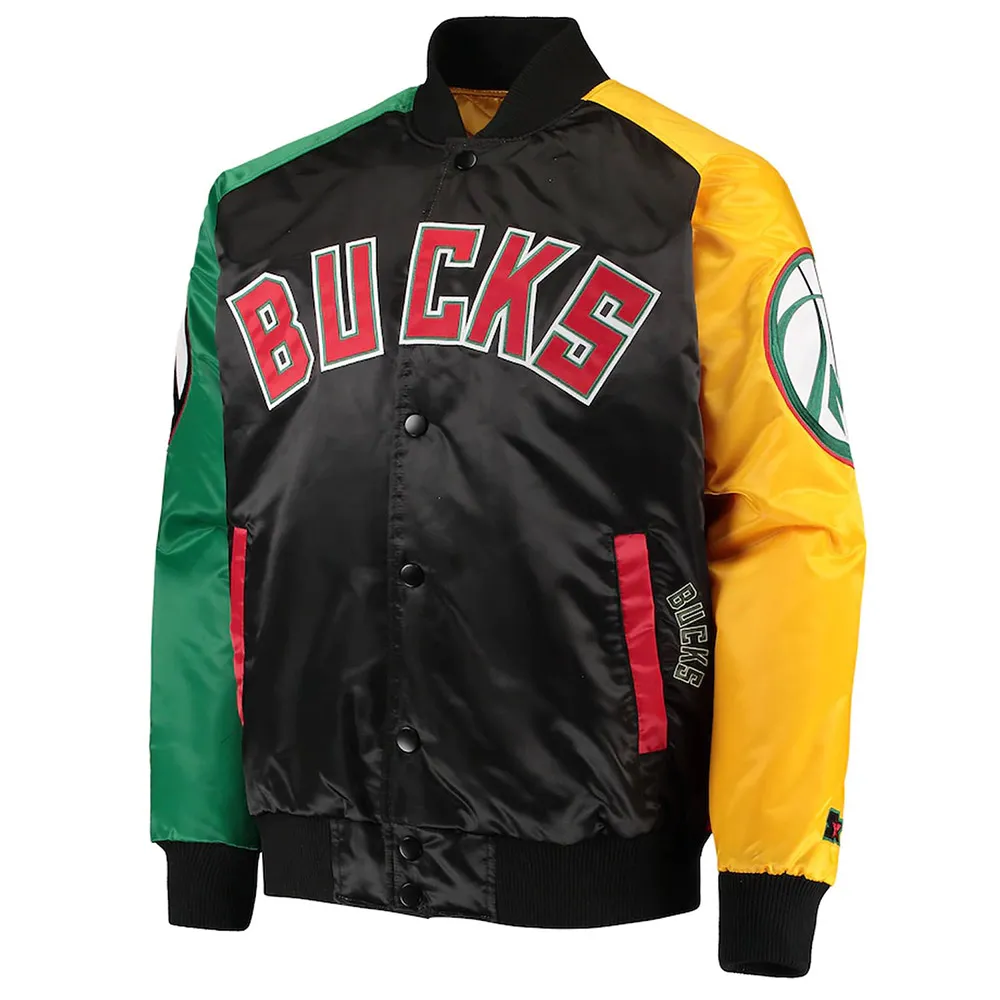 Ty Mopkins Milwaukee Bucks Satin Jacket Ty Mopkins Milwaukee Bucks Satin Jacket