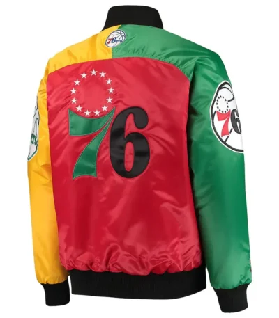 Ty Mopkins Philadelphia 76ers Satin Jacket