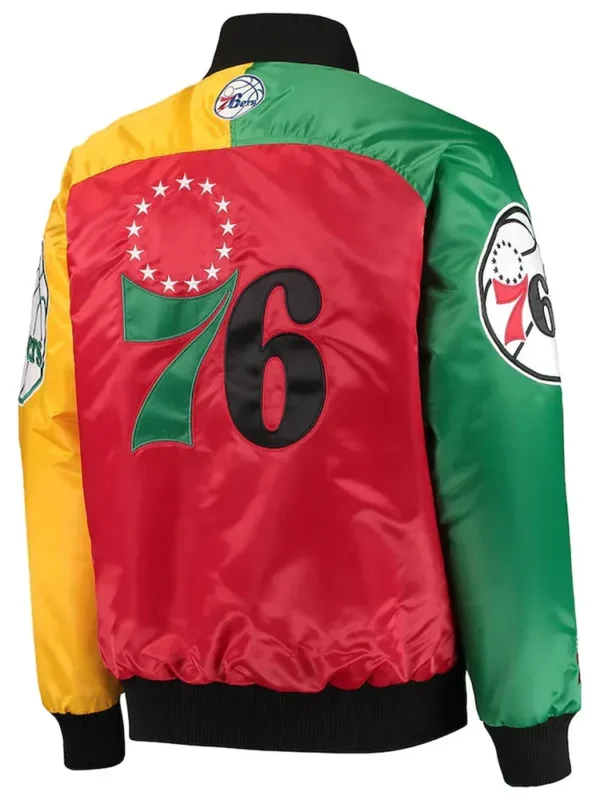 Ty Mopkins Philadelphia 76ers Satin Jacket