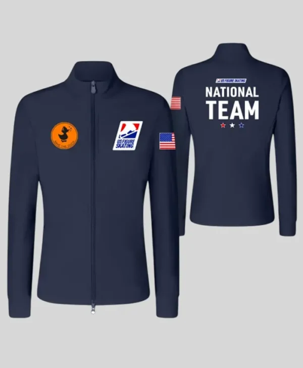 U.S. Figure Skating Olympic Navy Jacket