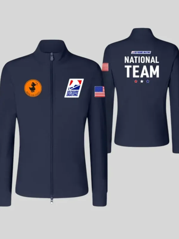 U.S. Figure Skating Olympic Navy Jacket