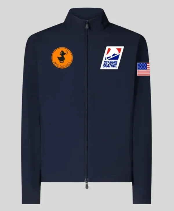 U.S. Figure Skating Olympic Navy Jacket