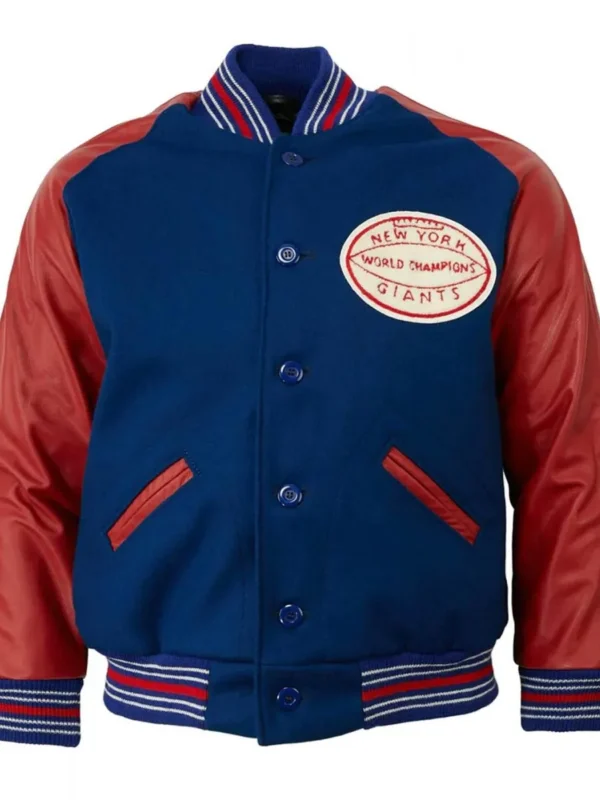 Varsity 1939 NY Giants Blue and Red Jacket