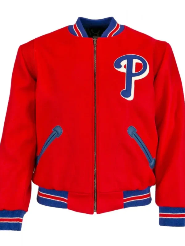 Varsity 1949 Philadelphia Phillies Red Wool Jacket