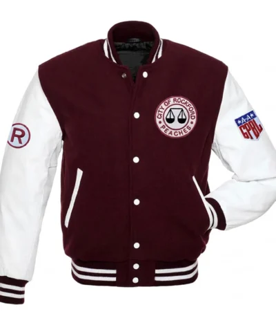 Varsity City of Rockford Peaches Jacket