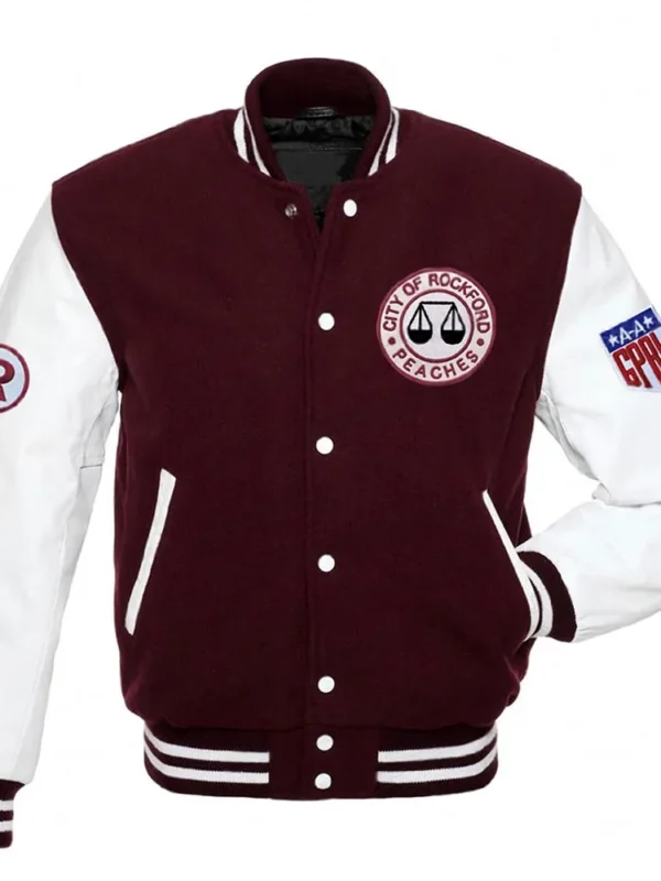 Varsity City of Rockford Peaches Jacket