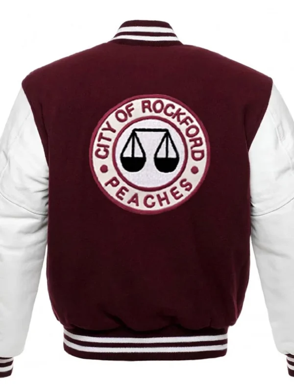 Varsity City of Rockford Peaches Jacket