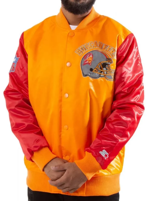 Varsity NFL Tampa Bay Buccaneers Satin Jacket
