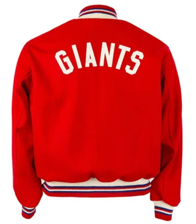 Varsity NY Giants 1961 Red Wool Jacket