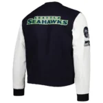 Varsity Navy-White College Seattle Seahawks Jacket