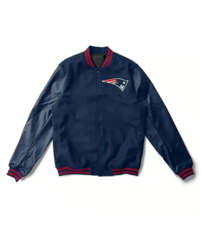 Varsity New England Patriots Navy Blue Jacket