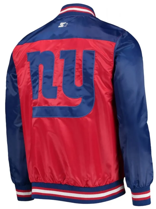 Varsity New York Giants The Tradition II Satin Jacket