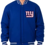 Varsity New York Giants Wool Royal Blue Jacket