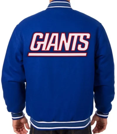 Varsity New York Giants Wool Royal Blue Jacket