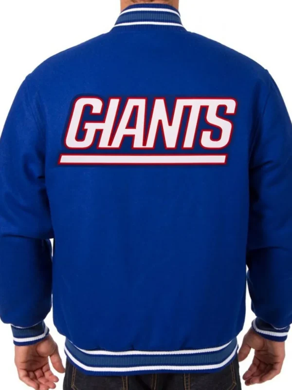 Varsity New York Giants Wool Royal Blue Jacket