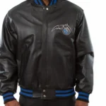 Varsity Orlando Magic Black Leather Jacket