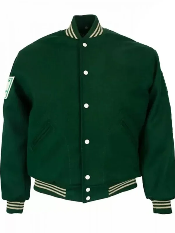 Varsity Philadelphia Eagles Dark Green Wool Jacket