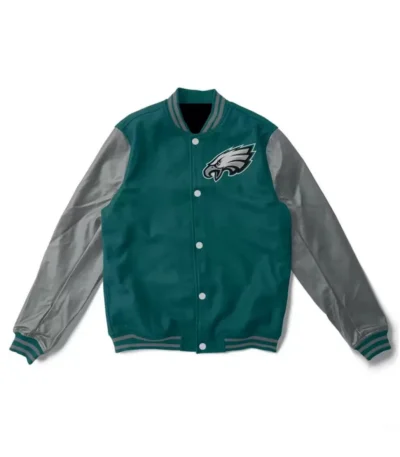 Varsity Philadelphia Eagles Green/grey Jacket