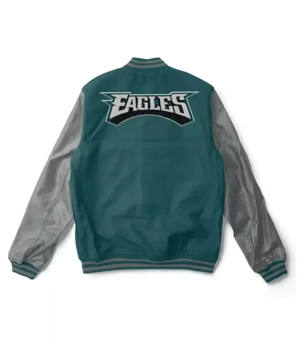 Varsity Philadelphia Eagles Green/grey Jacket
