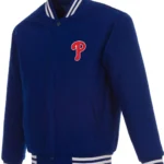 Varsity Philadelphia Phillies Royal Blue Wool Jacket