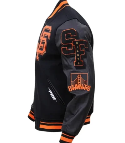 Varsity San Francisco Giants Mash Up Black Jacket