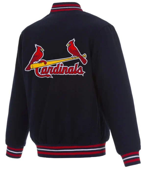 Varsity St. Louis Cardinals Navy Blue Wool Jacket