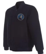 Varsity T-Wolves varsity Navy Blue Wool Jacket