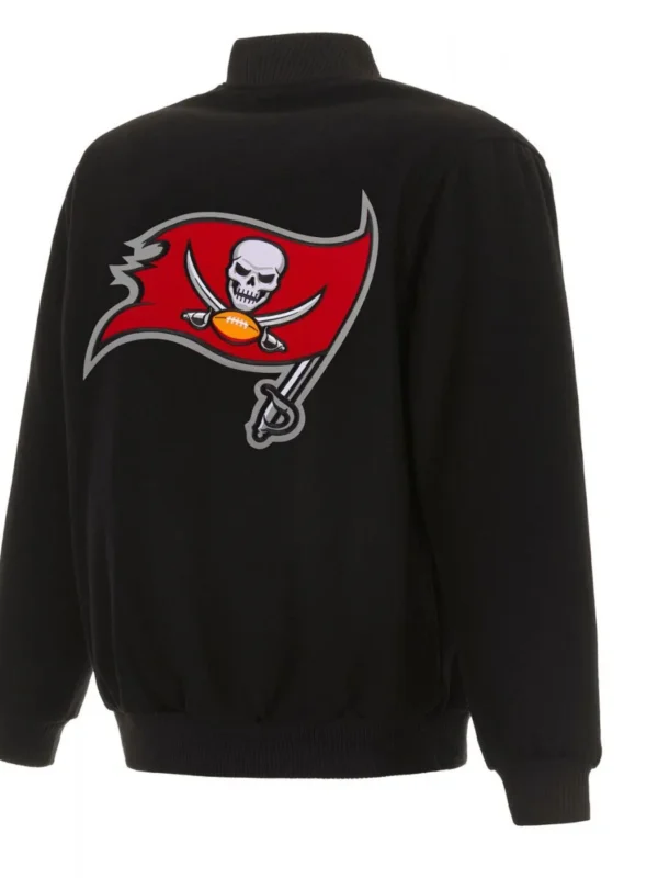 Varsity Tampa Bay Buccaneers Black Wool Jacket