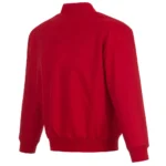 Varsity Tampa Bay Buccaneers Red Poly Twill Jacket