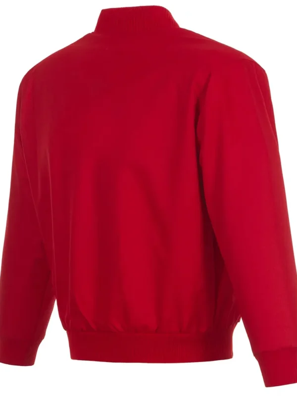 Varsity Tampa Bay Buccaneers Red Poly Twill Jacket