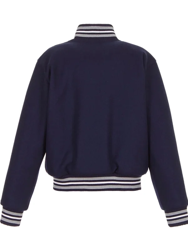 Varsity Tampa Bay Lightning Navy Blue Wool Jacket