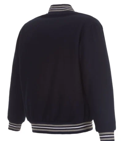 Varsity Winnipeg Jets Navy Blue Wool Jacket
